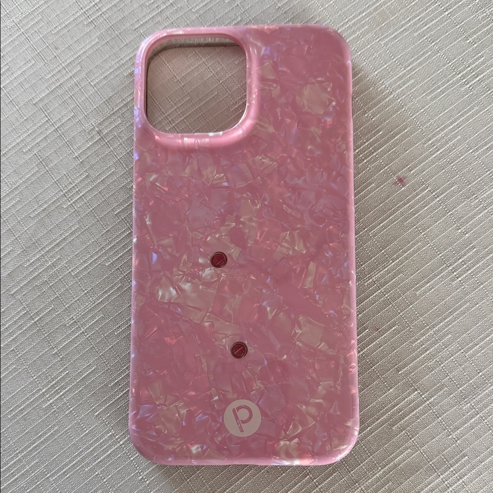Pearlescent Pink Phone Case Loopy Case for iPhone 13 Pro Max